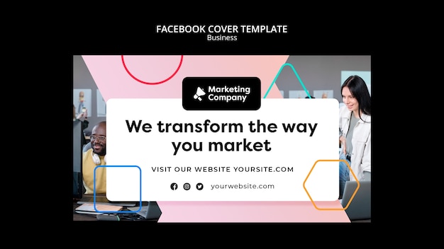 Modello di business design piatto