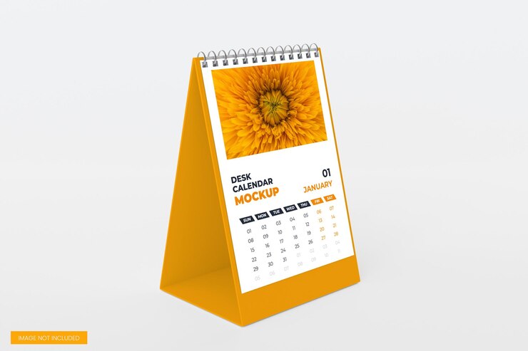Modello di calendario da tavolo