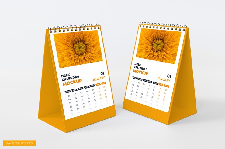 Modello di calendario da tavolo
