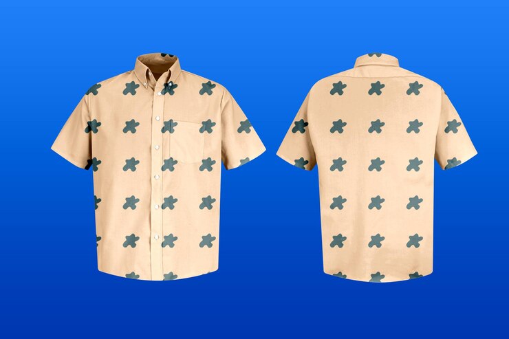 PSD modello di camicia elegante