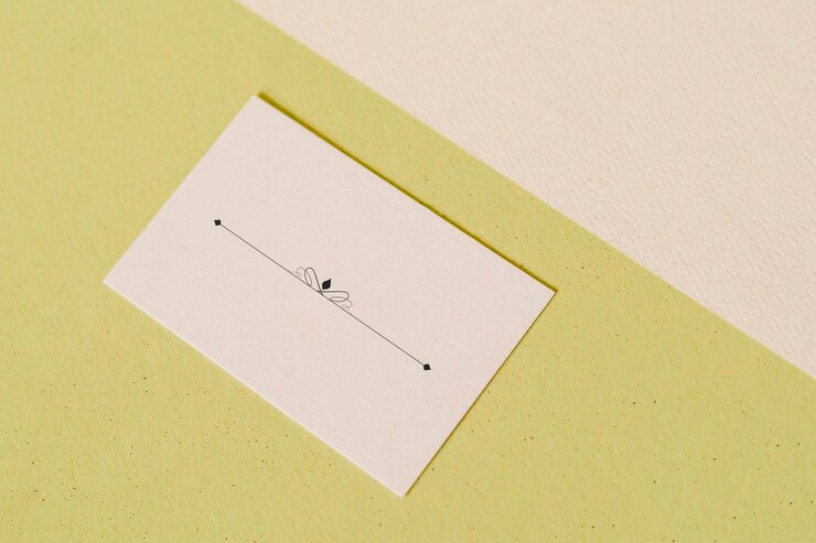 PSD modello di carta di design in bianco beige