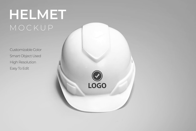 Modello di casco bianco