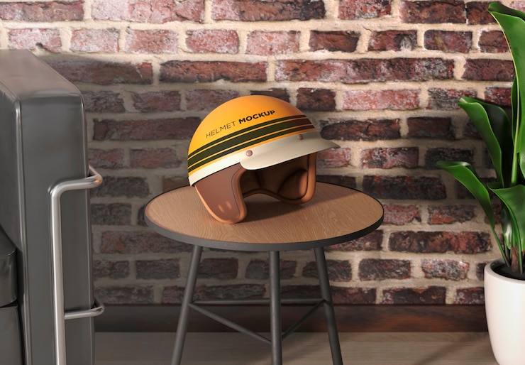 PSD modello di casco per motociclette