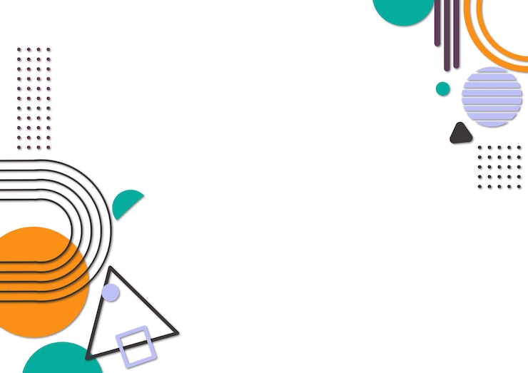PSD modello di certificato geometrico astratto colorato e elegante per tutte le occasioni