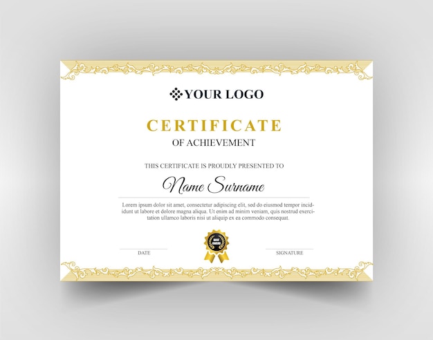 Modello di certificato PSD