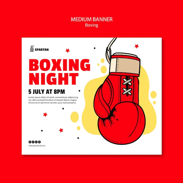 Modello di club di boxe