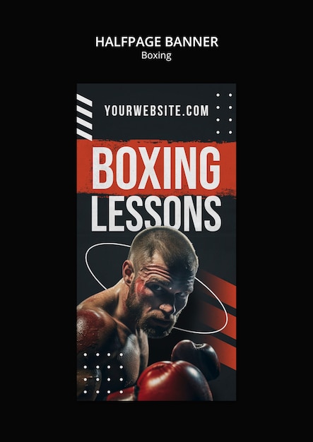 Modello di club di boxe
