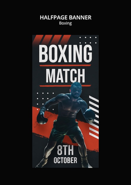 Modello di club di boxe