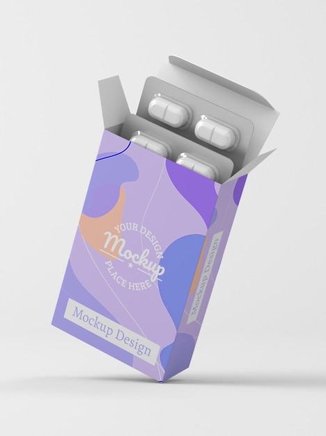 modello di confezione di medicinali medicine