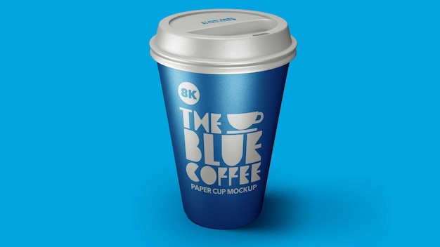 modello di consegna di tazze di caffè completamente modificabile