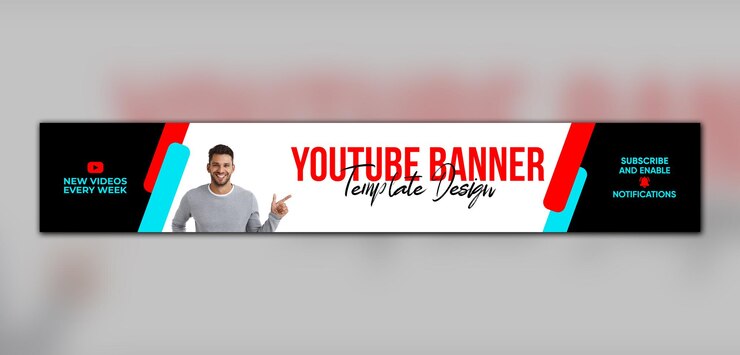 PSD modello di copertina di banner professionale di youtube per i social media