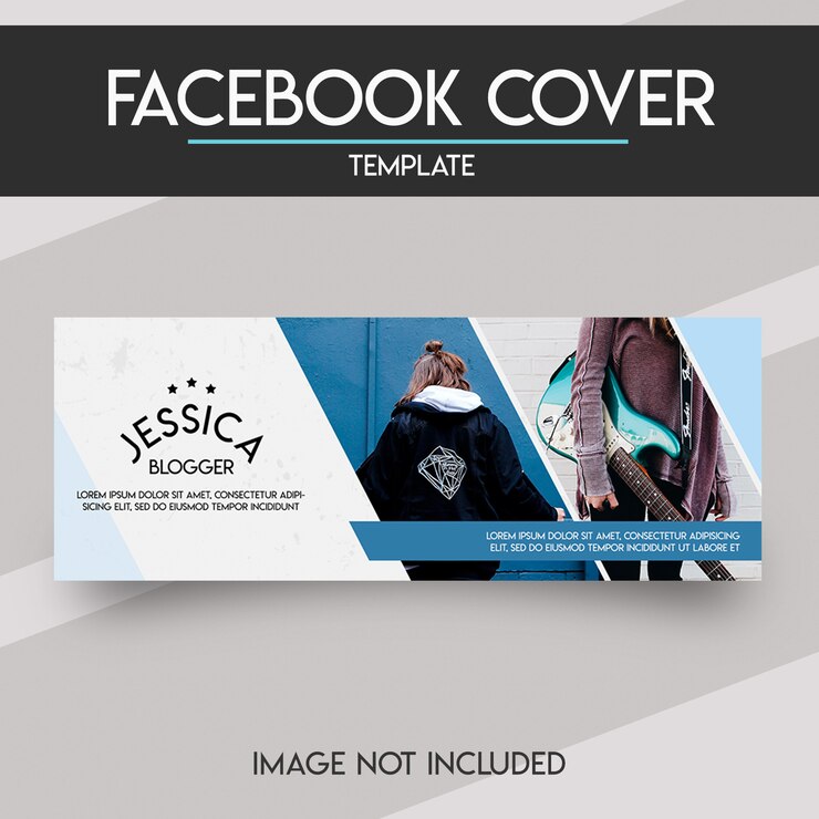 PSD modello di copertina di facebook