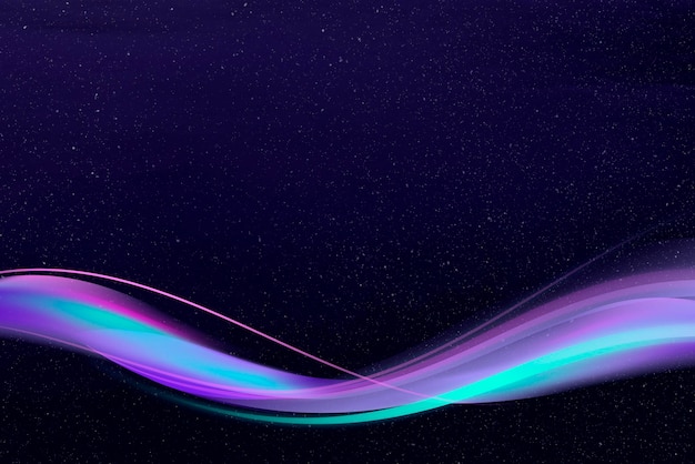 Modello di cornice curva viola neon