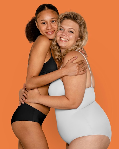 Modello di costume da bagno femminile PSD
