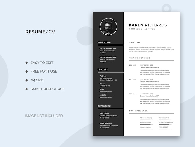 modello di curriculum o CV