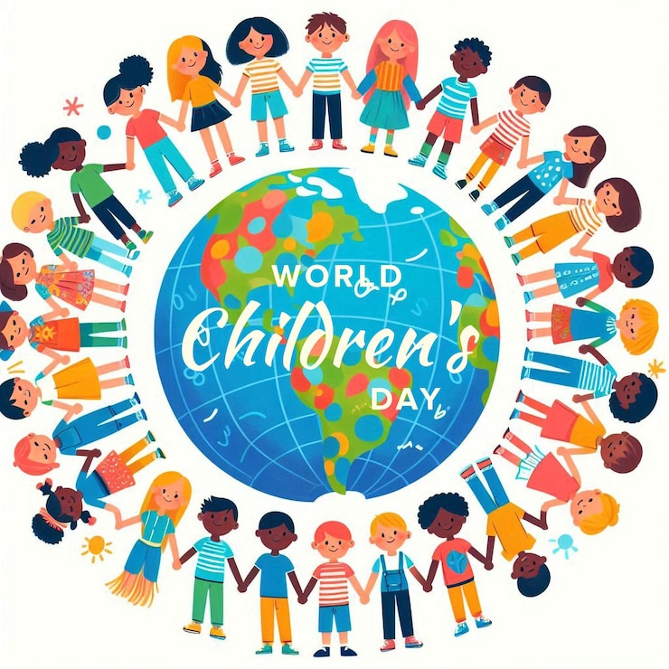 PSD modello di design del banner per la giornata mondiale dei bambini