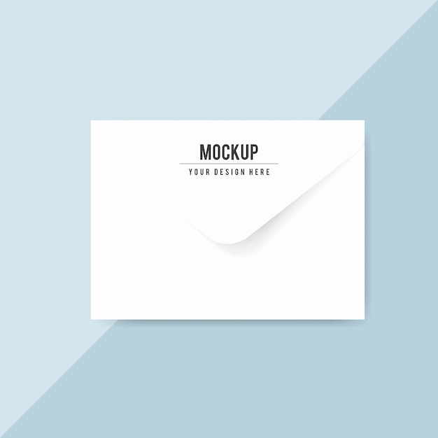 Modello di design di busta di carta comune