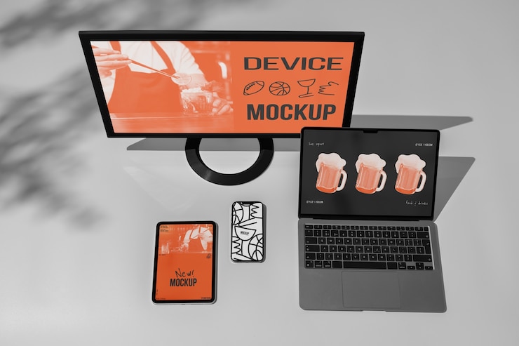 PSD modello di dispositivo isolato