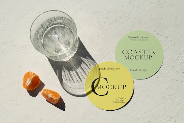 Modello di drink coaster