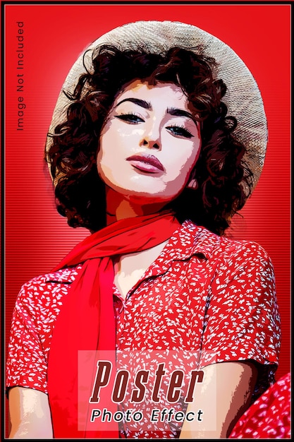 Modello di effetto fotografico retro in stile film vintage