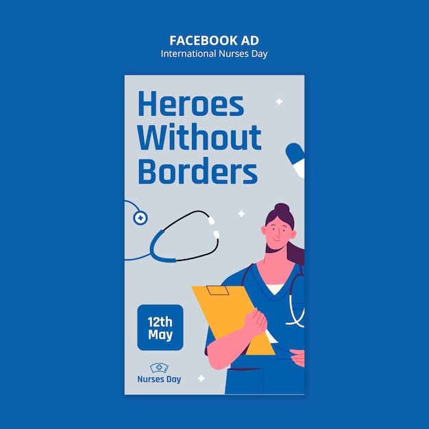 Modello di Facebook per la Giornata Internazionale delle Infermiere