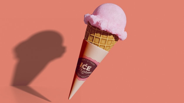 Modello di gelato galleggiante