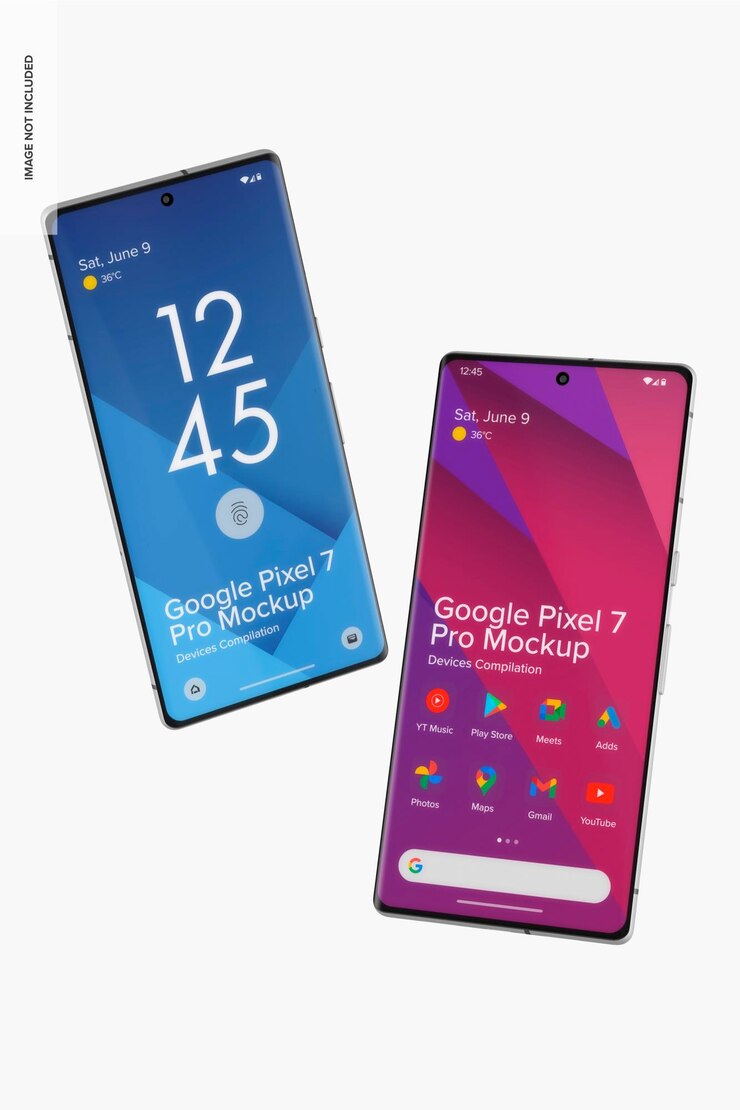 PSD modello di google pixel 7 pro