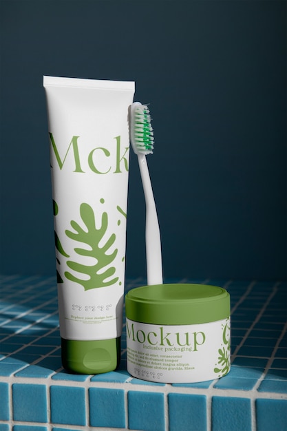 Modello di imballaggio cosmetico incluso
