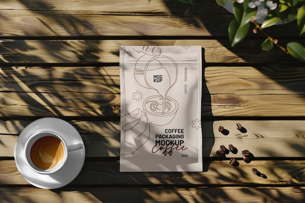 Modello di imballaggio del caffè