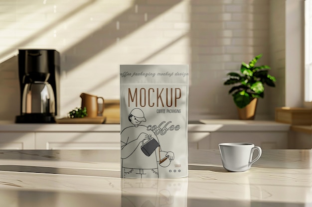 Modello di imballaggio del caffè