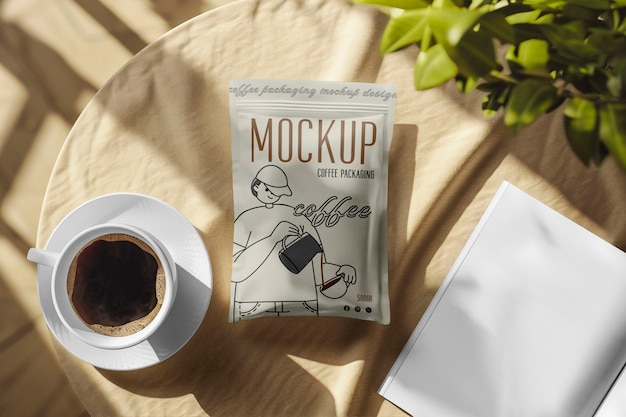 Modello di imballaggio del caffè