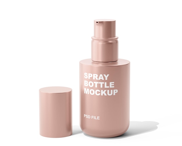 Modello di imballaggio di bottiglie di spray per cosmetici di lusso