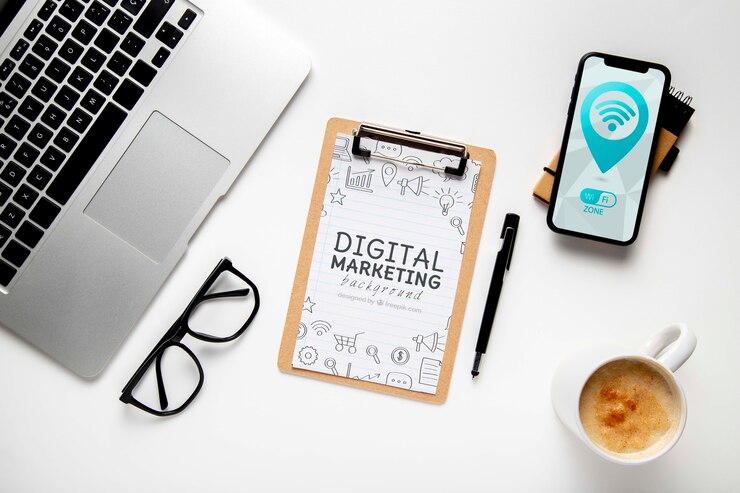 PSD modello di internet 5g mock-up