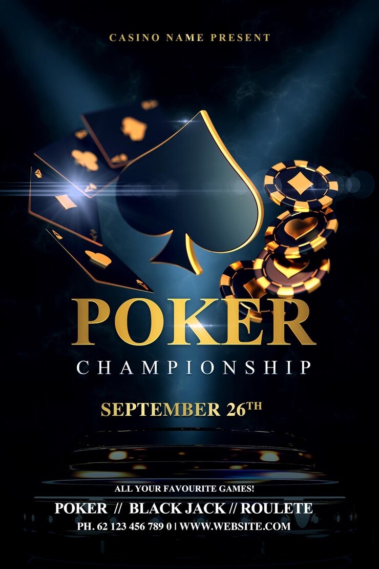Modello di invito per post sui social media del torneo di poker