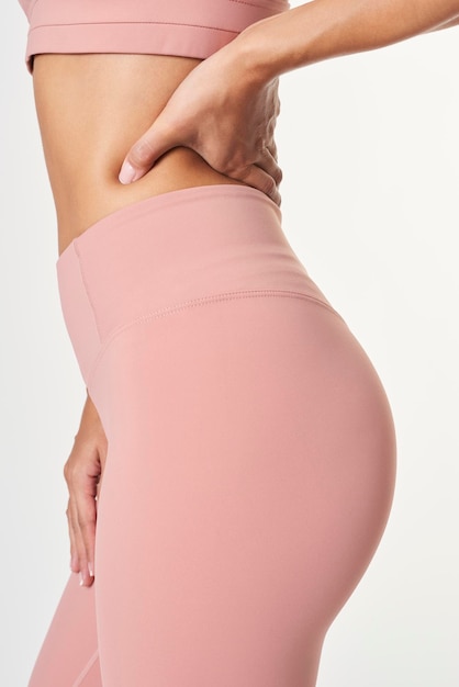 Modello di leggings sportivi per donne 39s in abbigliamento attivo psd