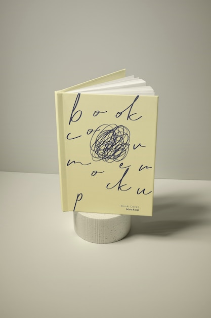 Modello di libro con illustrazioni