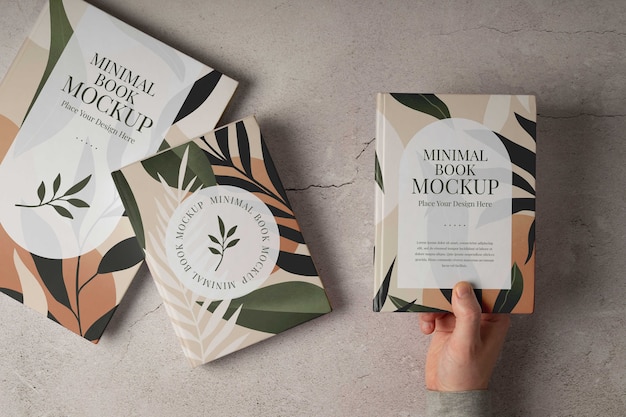 Modello di libro dal design minimale