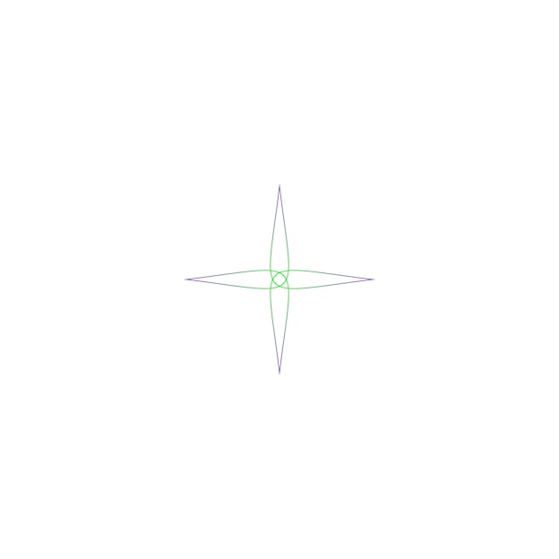 Modello di linee geometriche che si intersecano