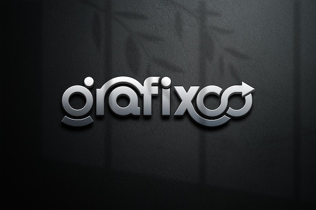 Modello di logo in vetro 3D PDS