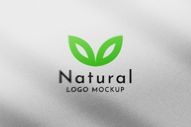 Modello di logo inciso psd