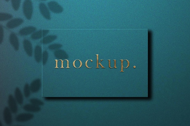 modello di logo mockup