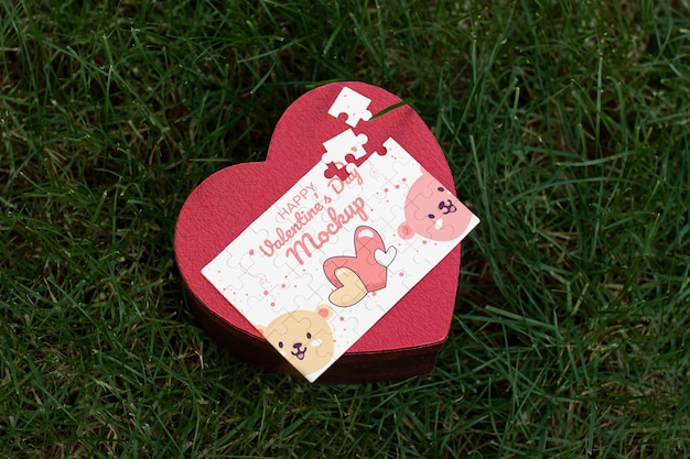 Modello di merchandising per il giorno di San Valentino