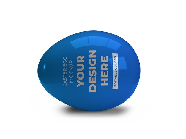 Modello di mockup dell'uovo di Pasqua PSD