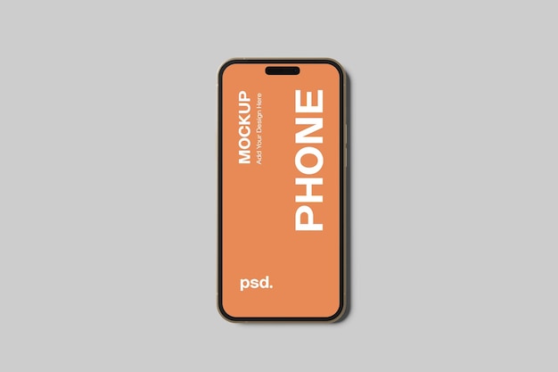 Modello di mockup dello schermo del telefono