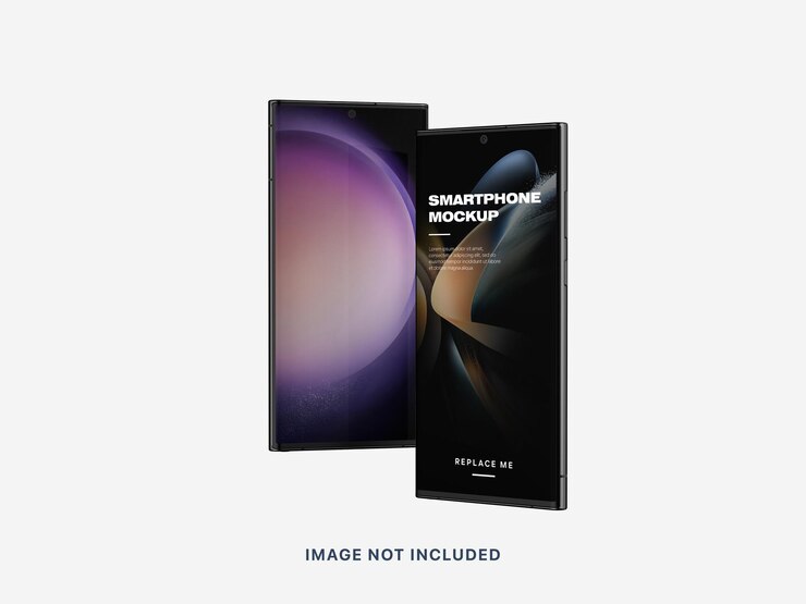 Modello di mockup dello schermo dello smartphone