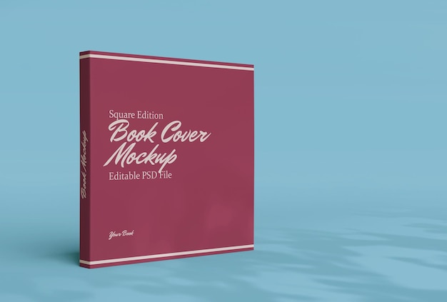 Modello di mockup di copertina del libro con copertina morbida