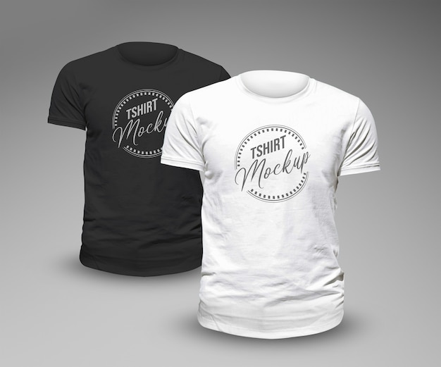 Modello di mockup di tshirt design