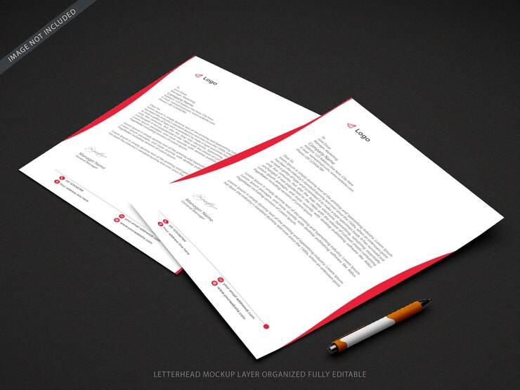modello di mockup di volantino, carta intestata, agenda giornaliera e pianificatore di budget PSD Premium