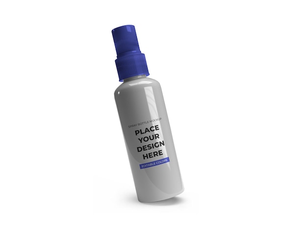 Modello di mockup spray bottiglia isolato