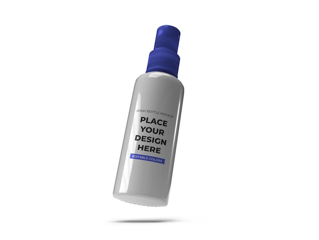 Modello di mockup spray bottiglia isolato